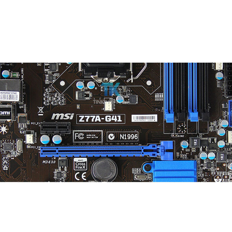 MSI Z77A-G41 Genuine Motherboard LGA 1155 DDR3 for i3 i5 i7 CPU